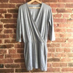 Lou & Grey Surplice Dress XS Faux Wrap